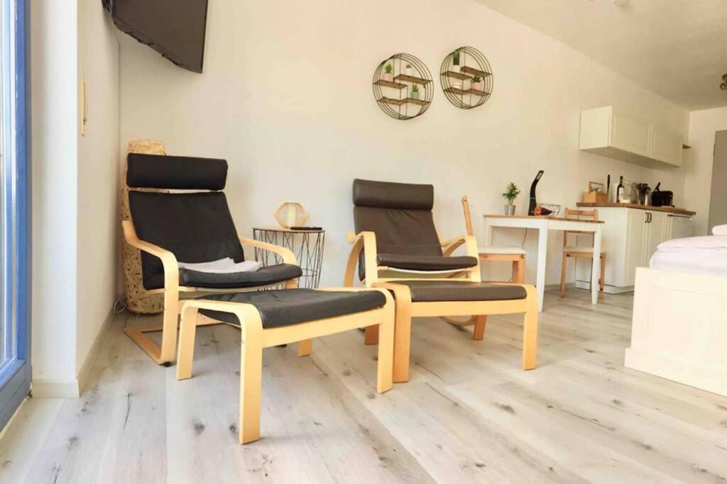 Apartment-Mitten In Konstanz, Gratis Parkplatz & Fahrrader, Netflix Tv Eksteriør bilde